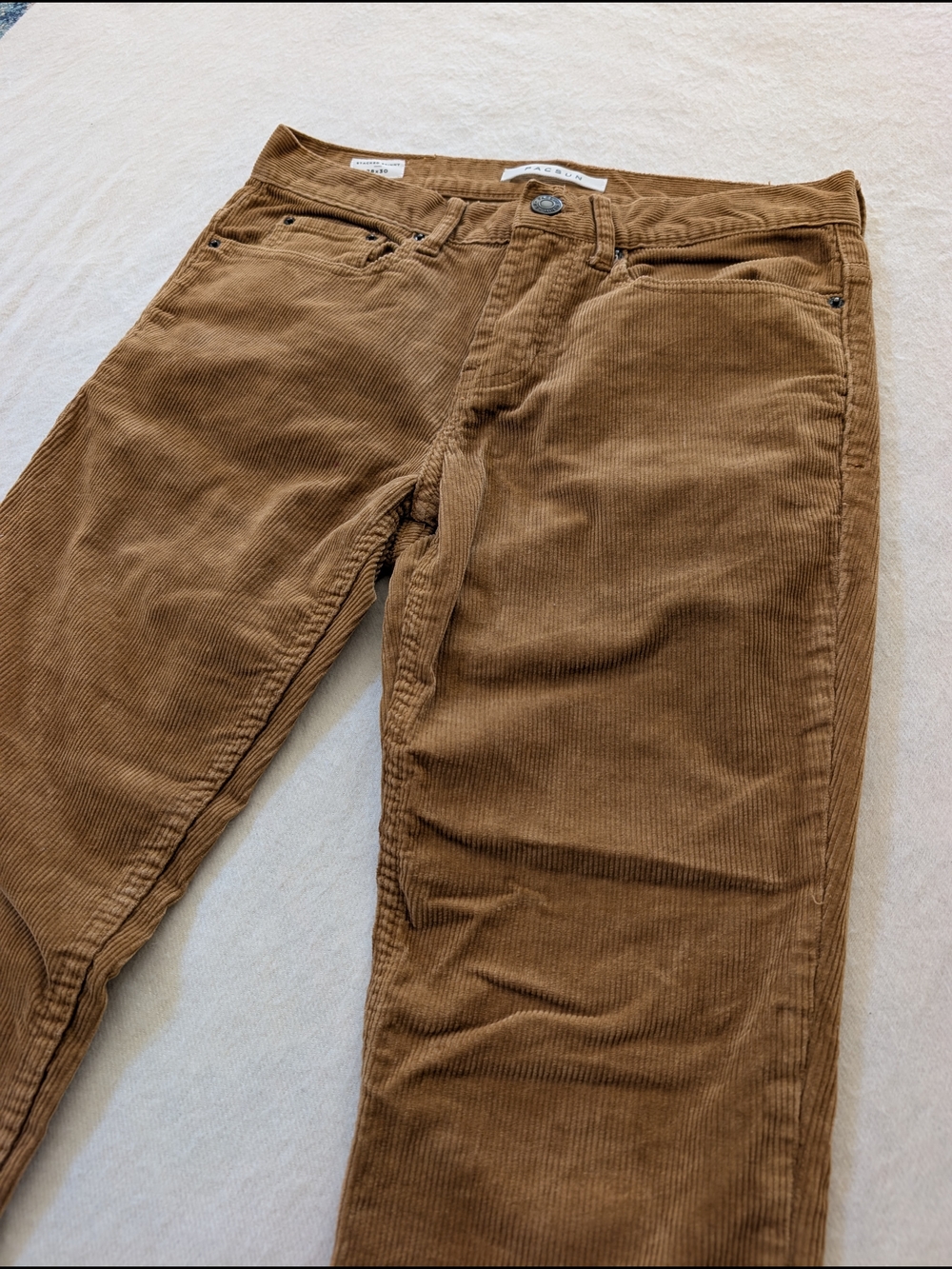 Pacsun Corduroy Pants in Camel Tan